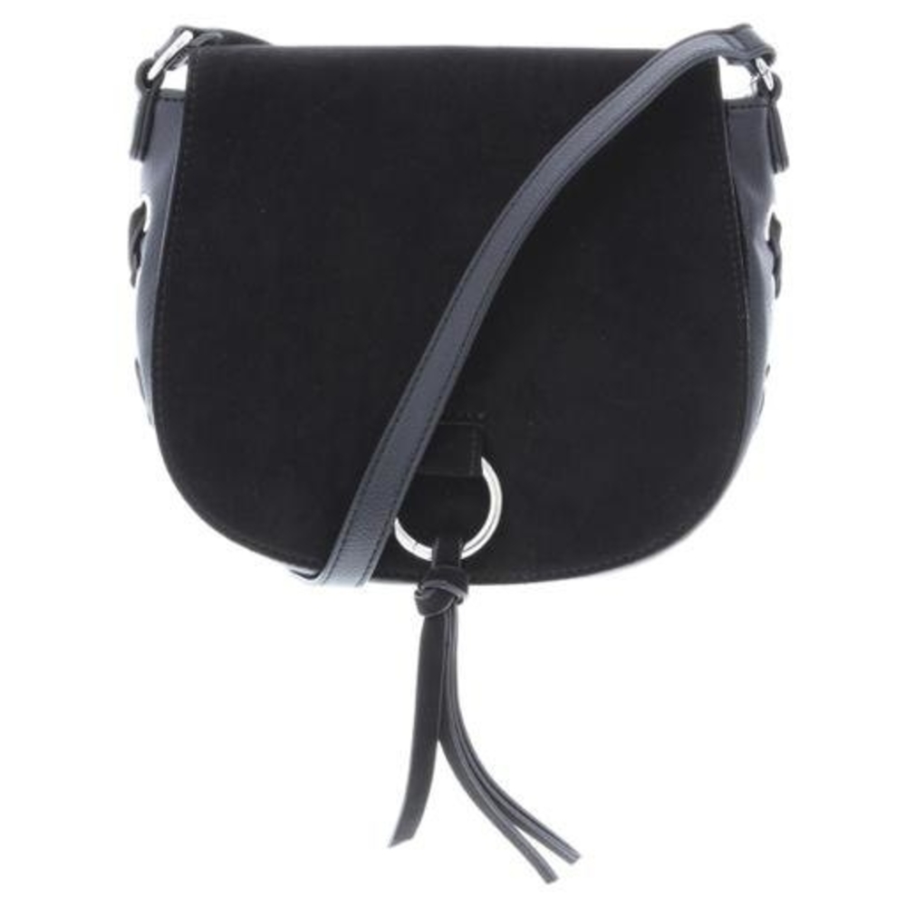 Nine West Black Crossbody Bag with Silver Accents